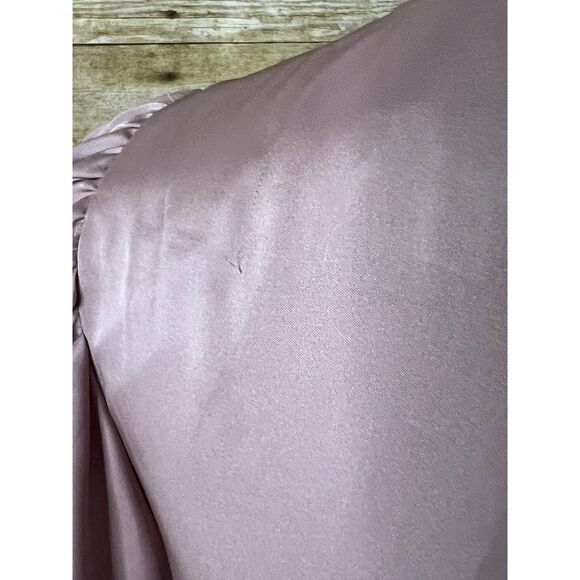 EXPRESS FLATTERING COCKTAIL DINNER PARTY DATE NIGHT TIRED FAUX WRAP GATSBY DRESS - Picture 5 of 8